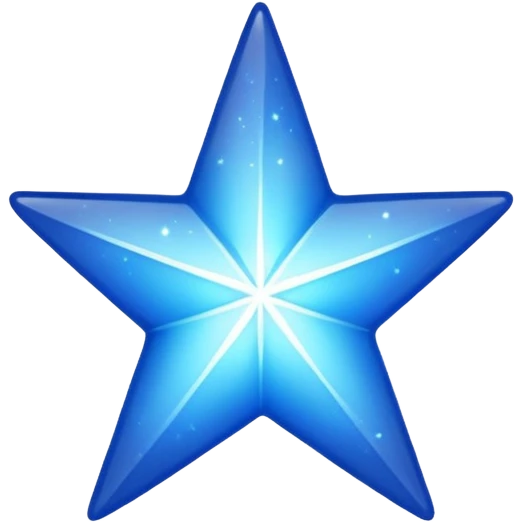 blue star emoji emoji