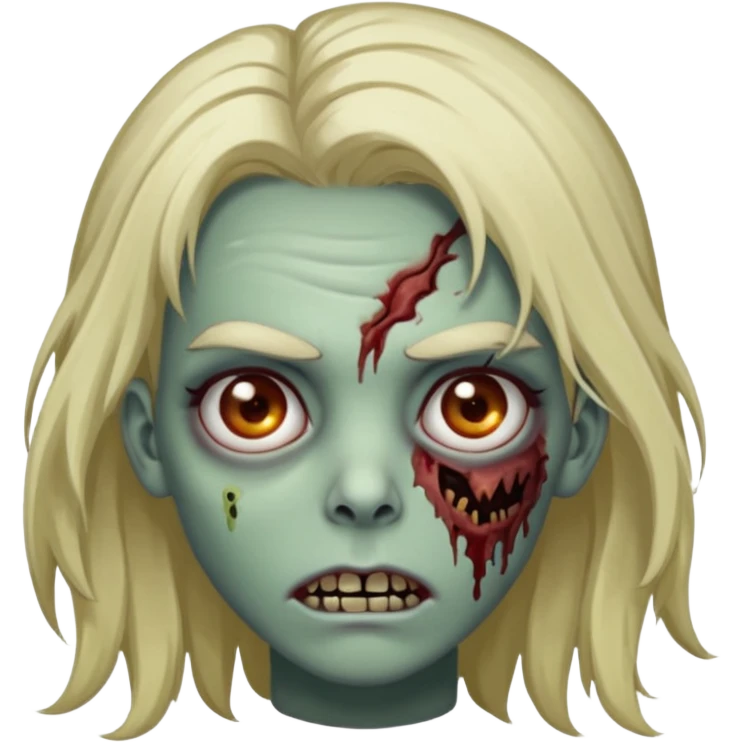 Faça um emoji de zumbi que se pareça comigo. emoji