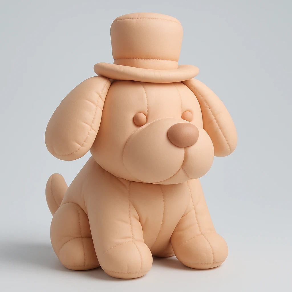 dog with tophat emoji