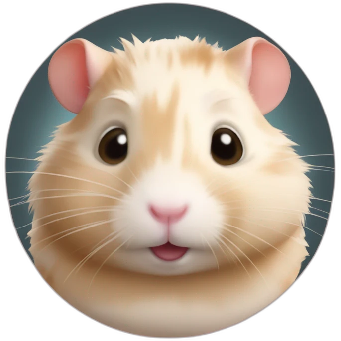 Hamster qui fait un clin d’œil emoji