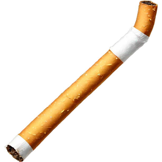 cigarette with a bow emoji
