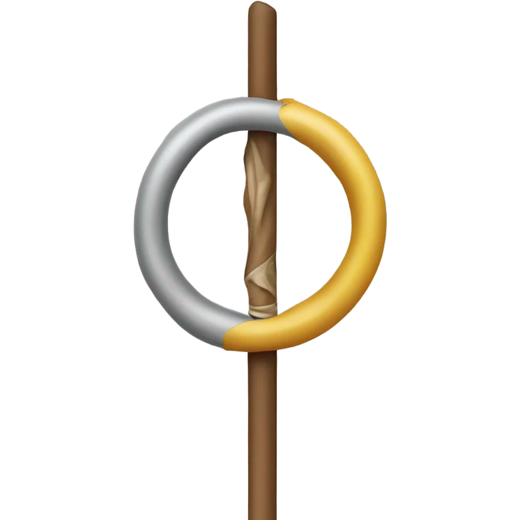 Un bâton dans un trou  emoji