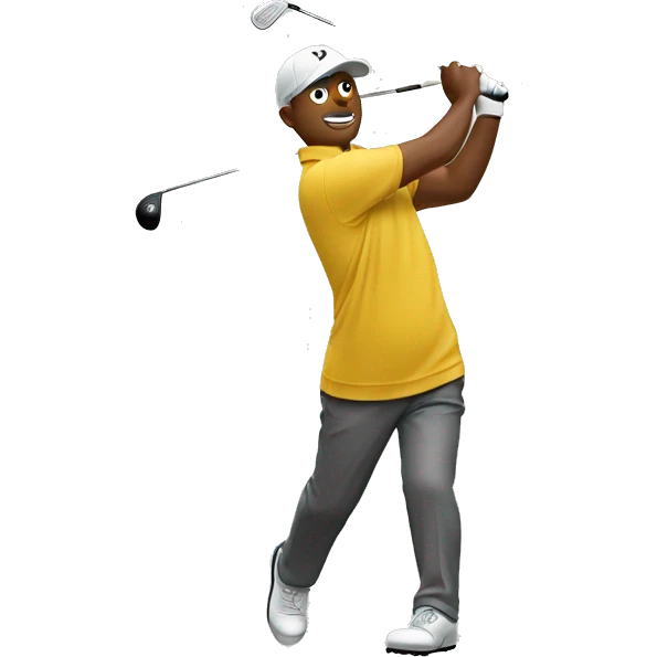 One arm golfer emoji