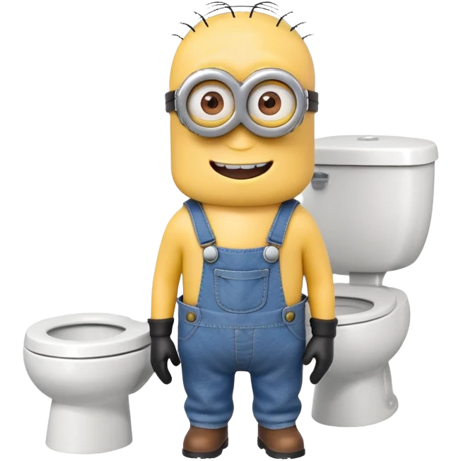 Skibidi toilet minion  emoji