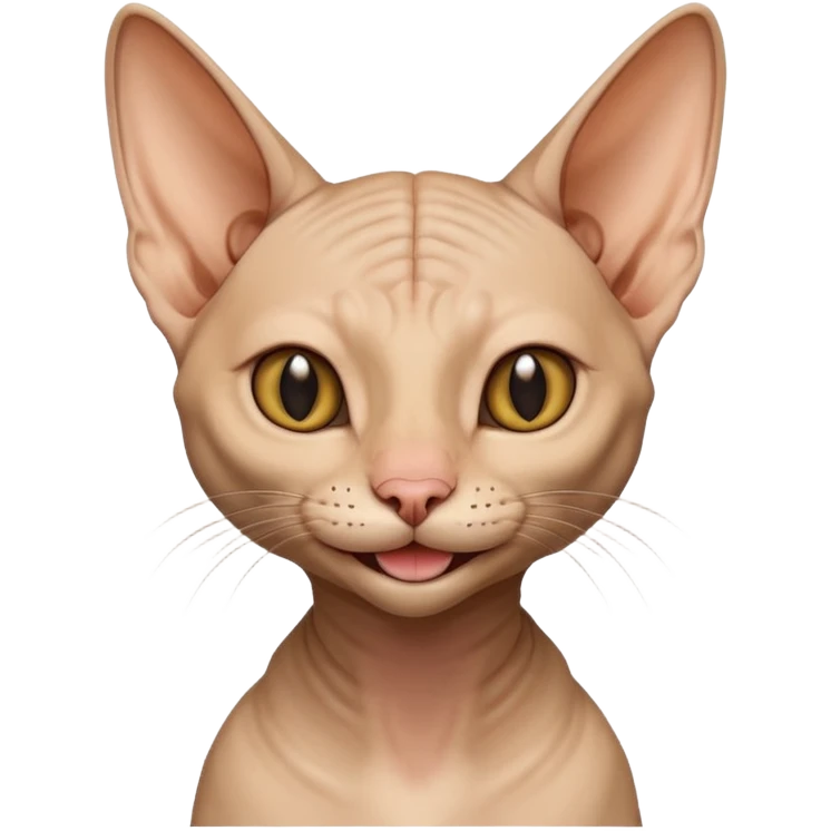 sphinx cat smiling emoji