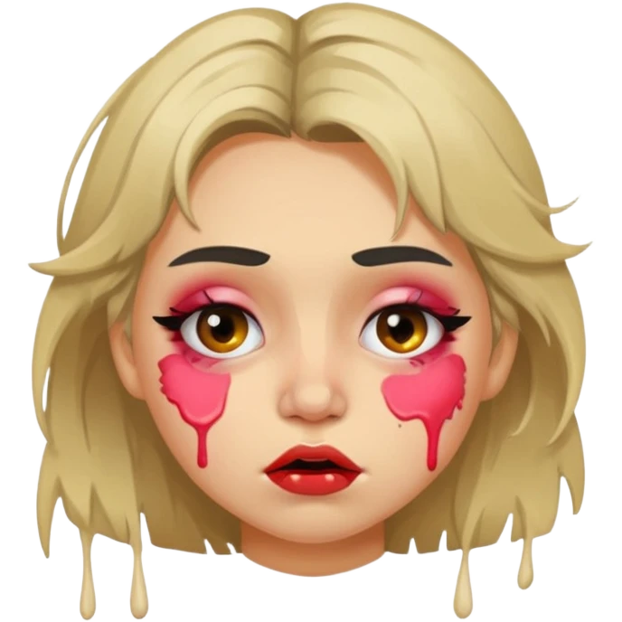 Sloppy drunk girl  emoji