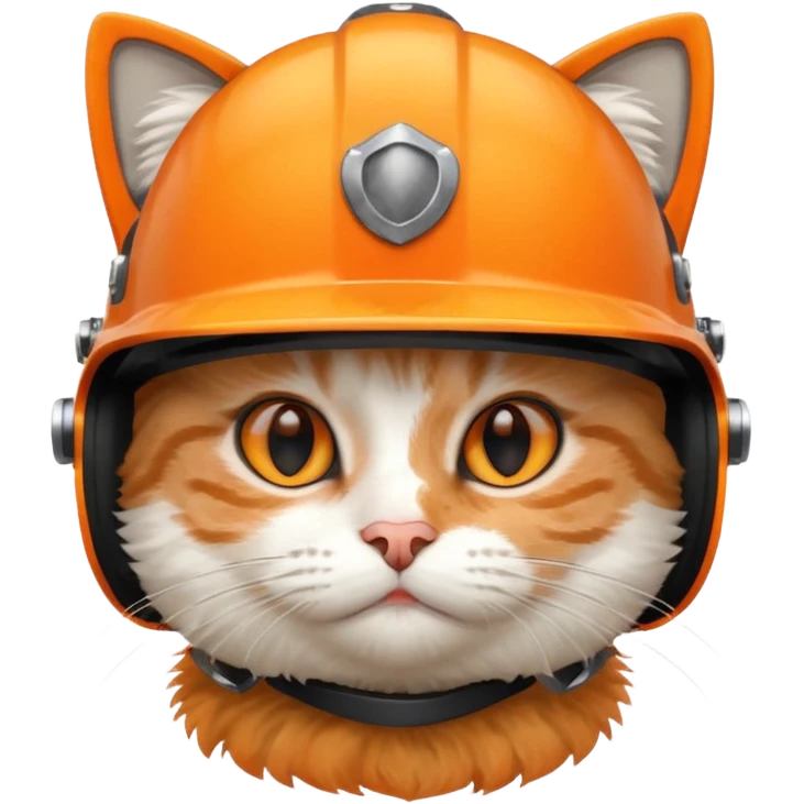 Котик в шлеме  emoji
