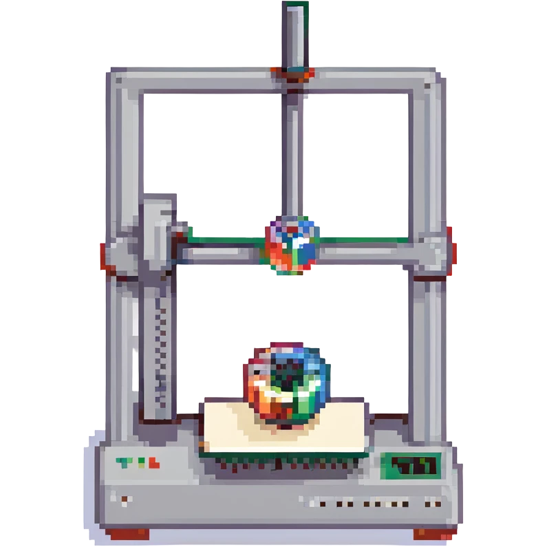 3d printer, simple icon emoji