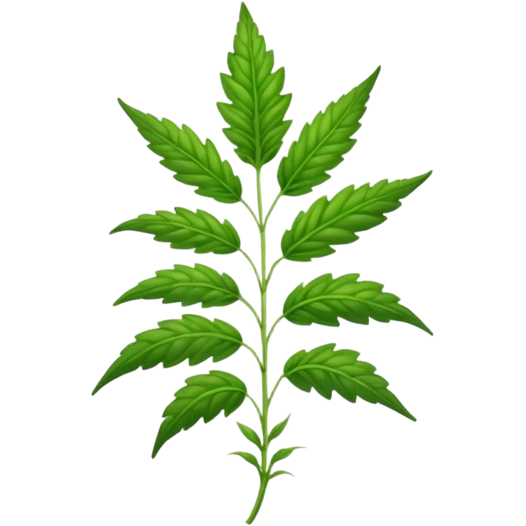weed rumex with root emoji