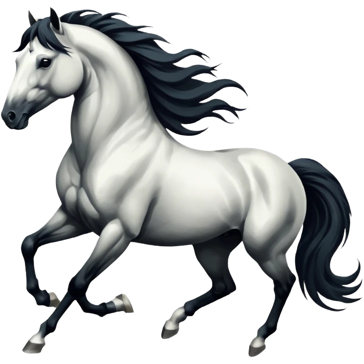 徐悲鸿奔马 emoji