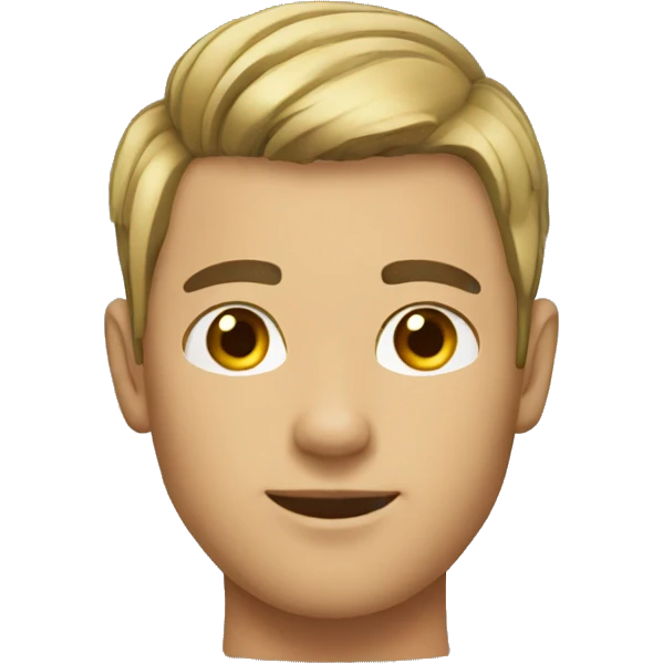 male short hairstyle emoji
