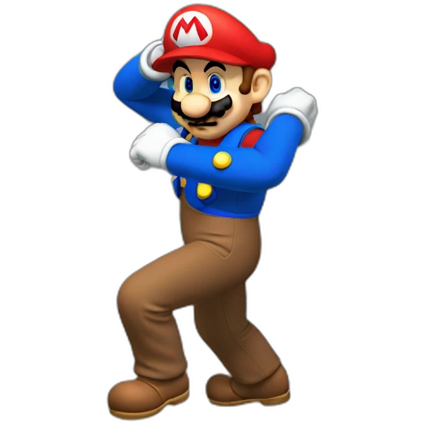 Mario qui dab emoji