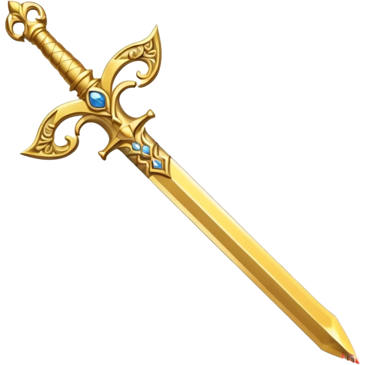 gold sword emoji