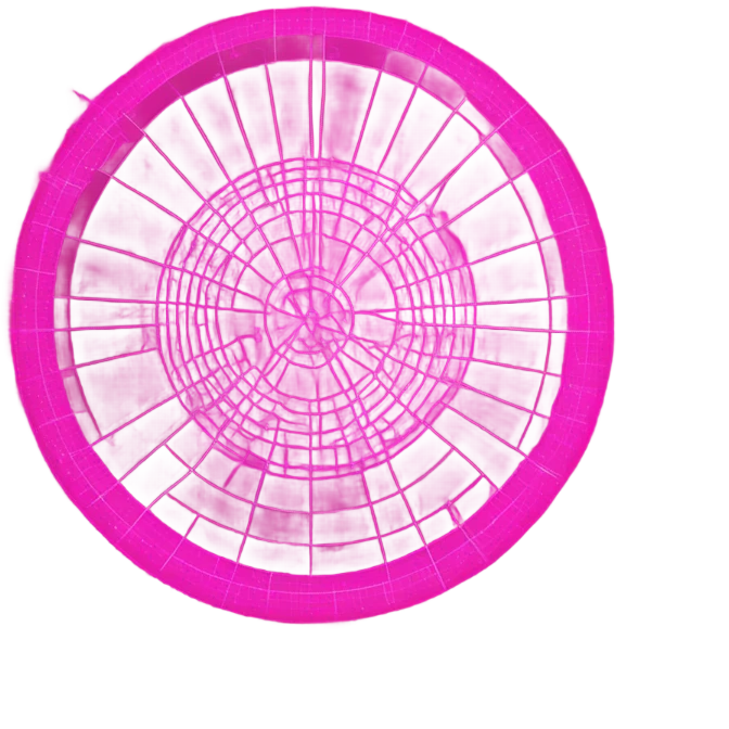 pink radar emoji