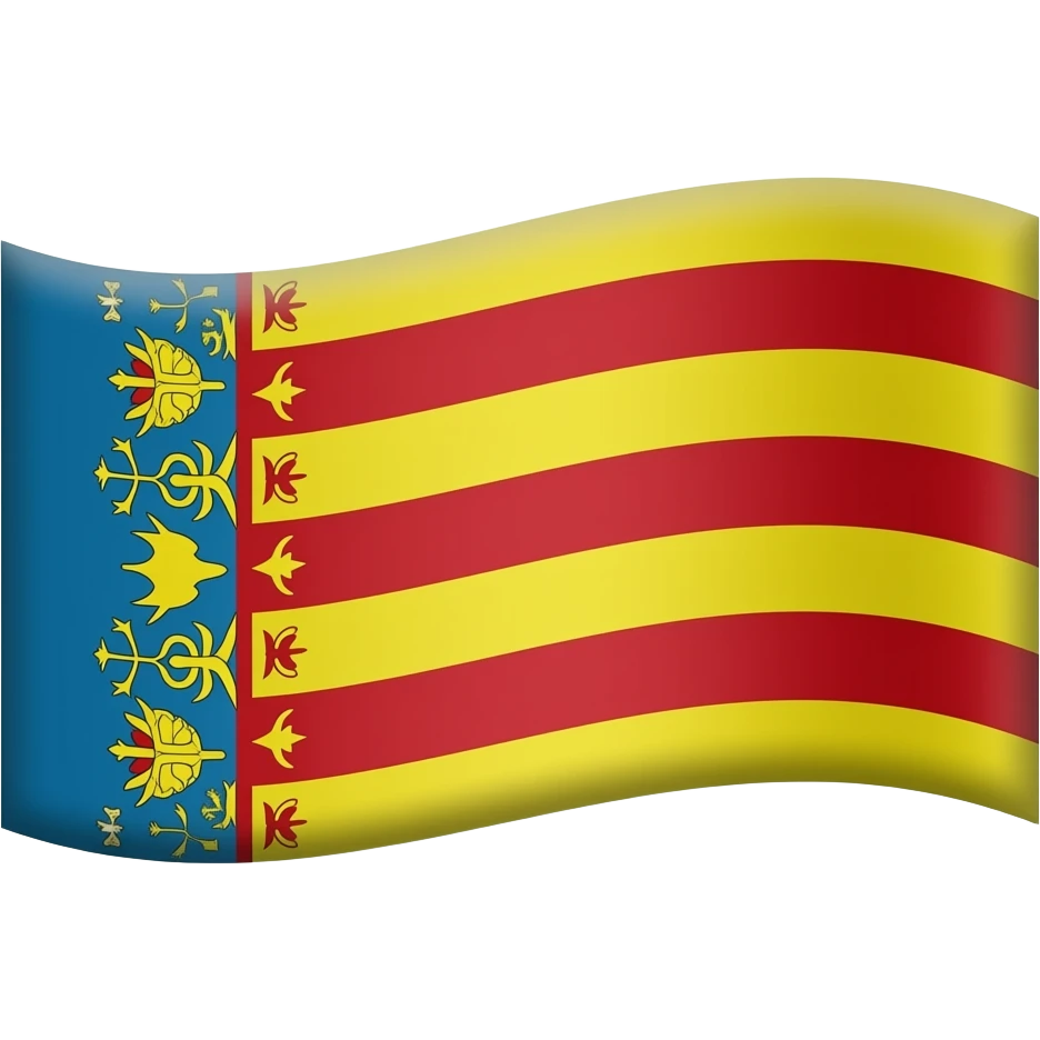 Hazme emoji de bandera de comunidad Valenciana emoji