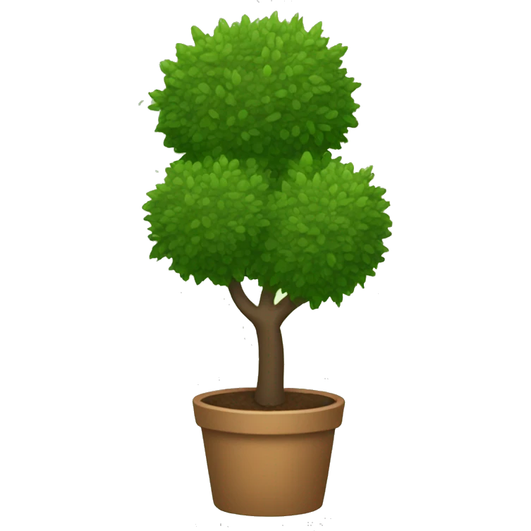 bush and palette emoji