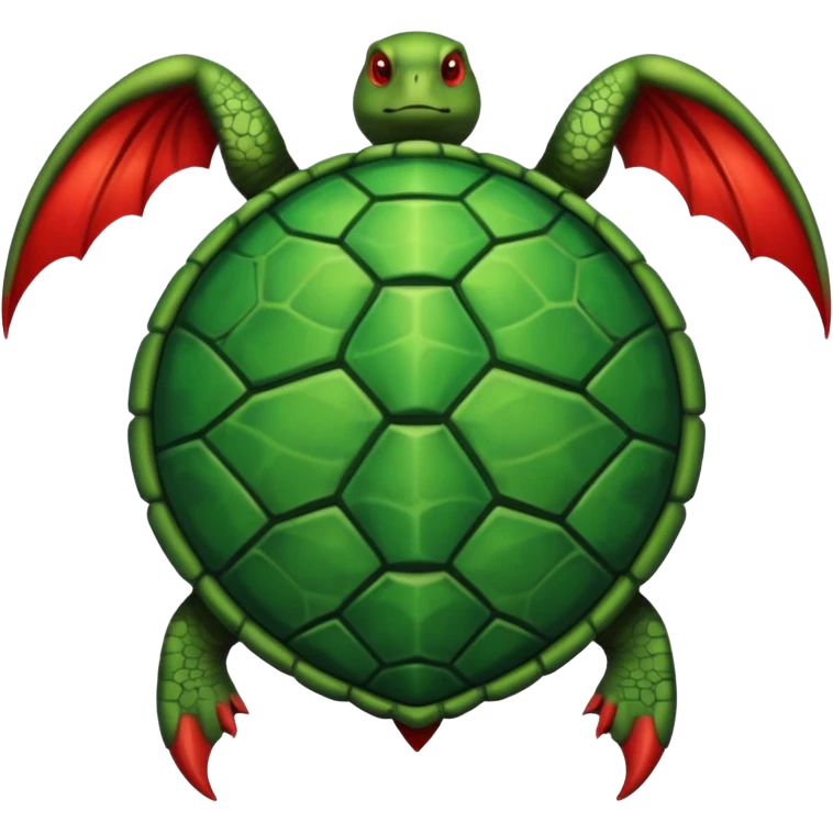 A devil in a turtle carapace emoji