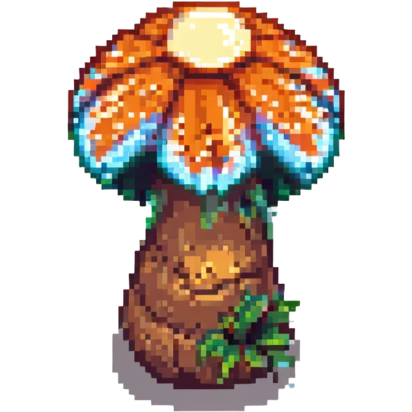glowing mushroom emoji