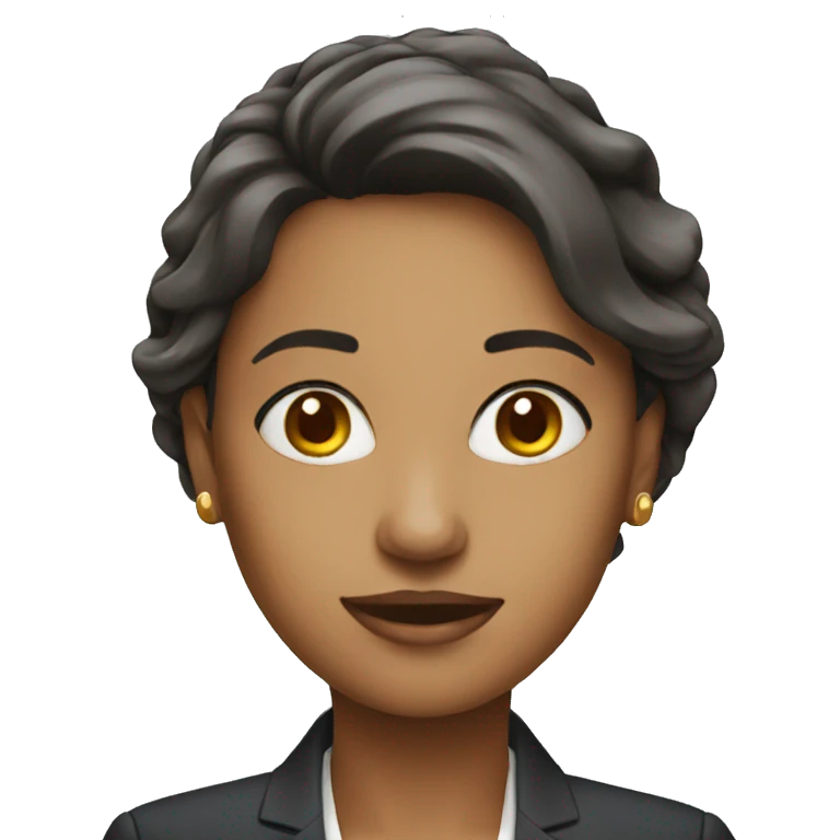business woman helping people emoji