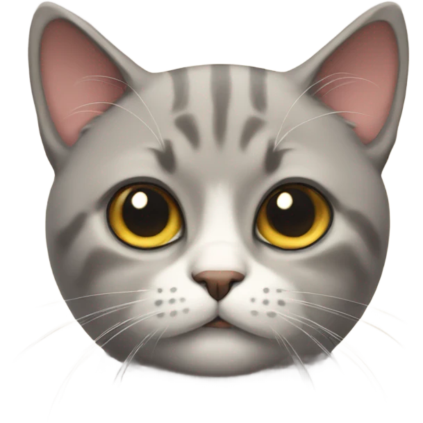 Unimpressed cat emoji