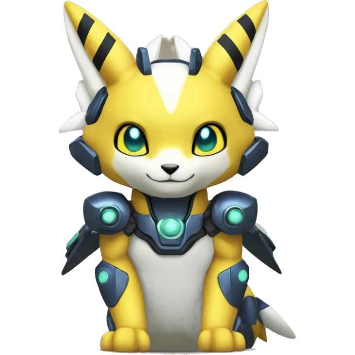 Metabee Renamon Zeraora emoji