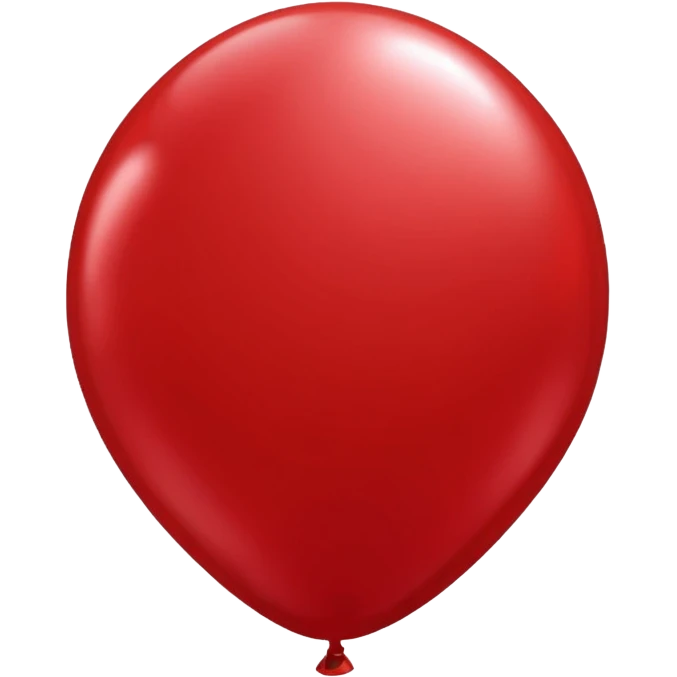 red glitter baloon emoji