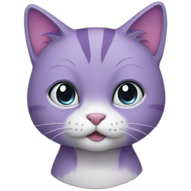 purple cat emoji