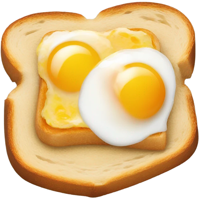 Egg on toast  emoji