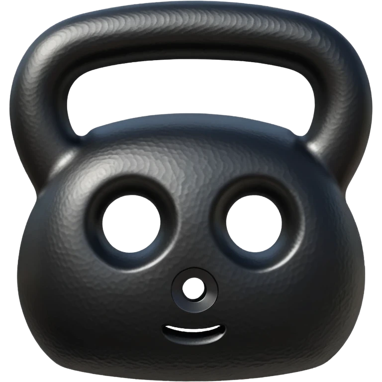 a weight in the form of a large rectangular kettlebell emoji