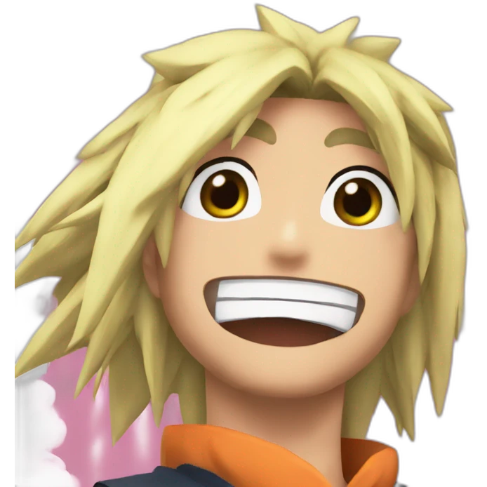Naruto qui fait un bisou emoji