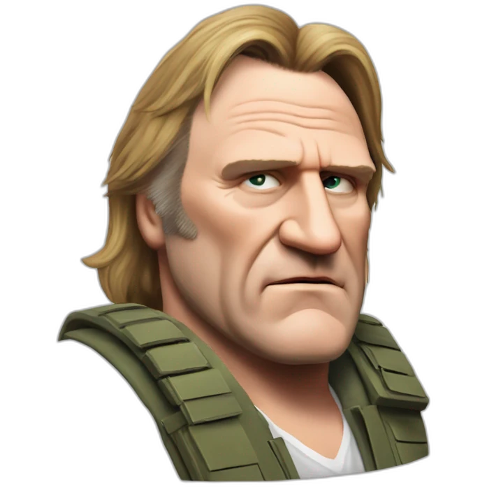 Gerard Depardieu in Counter-Strike emoji