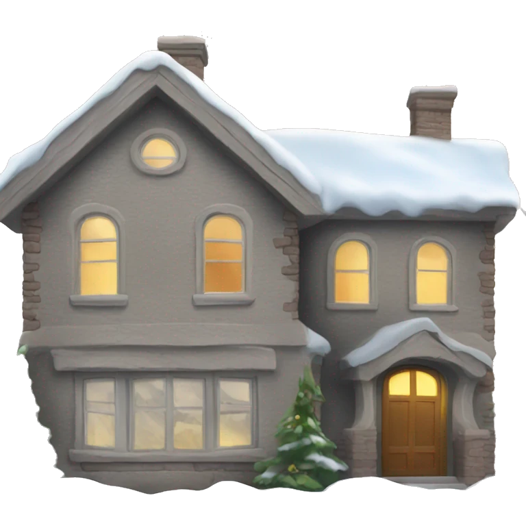 Hot winter home emoji