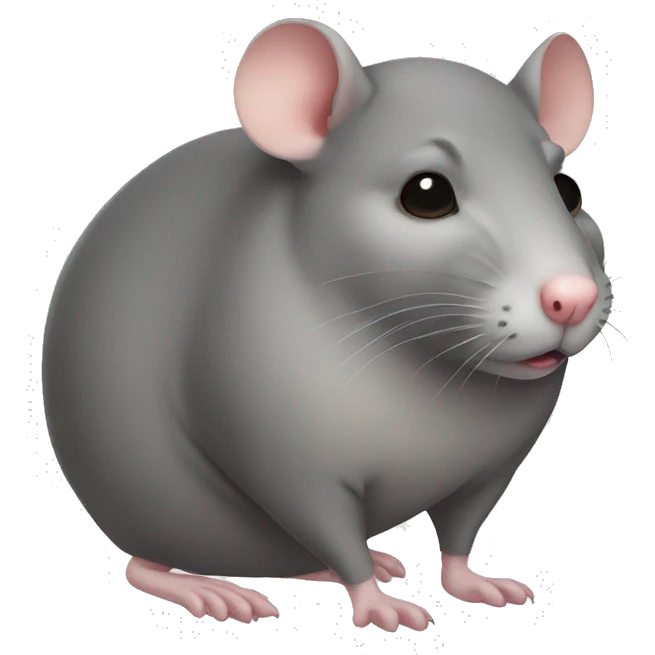 Obese rat emoji