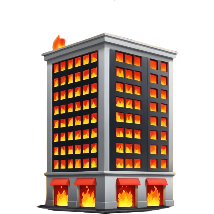 HSBC on fire emoji