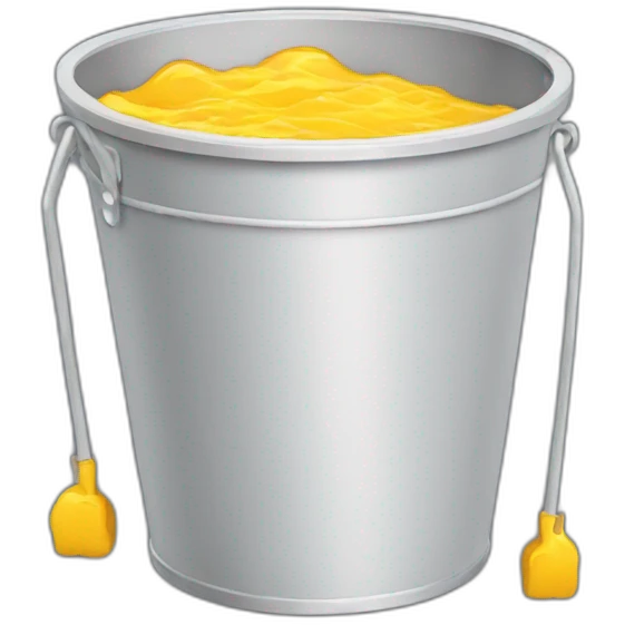 Leg in a bucket emoji