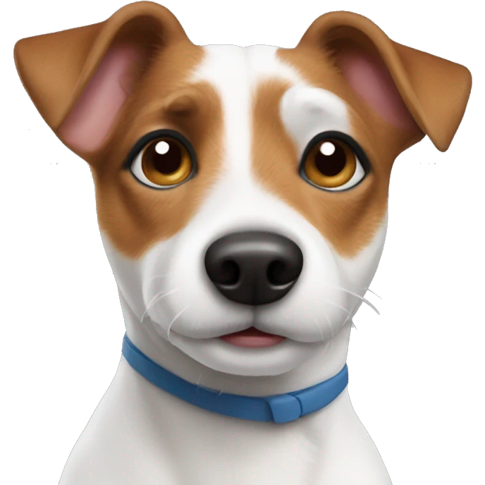 Jack russell dog emoji