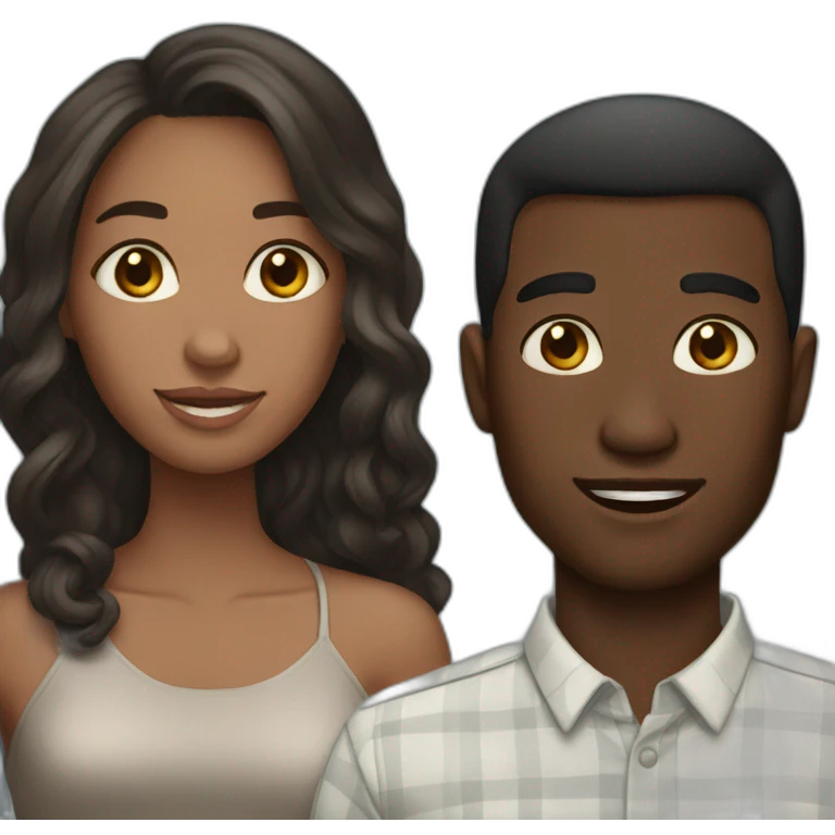 interracial couple emoji