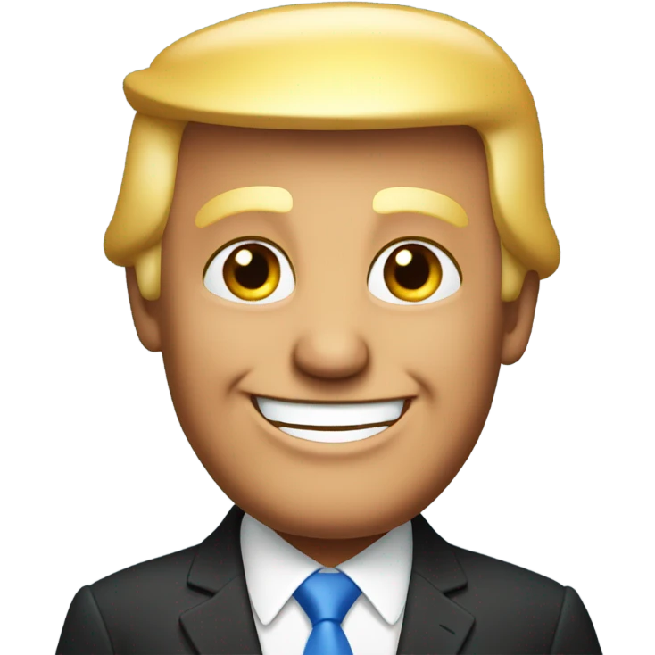 Trump so much happy  emoji