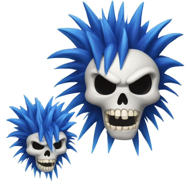 Sonic skull impressed emoji