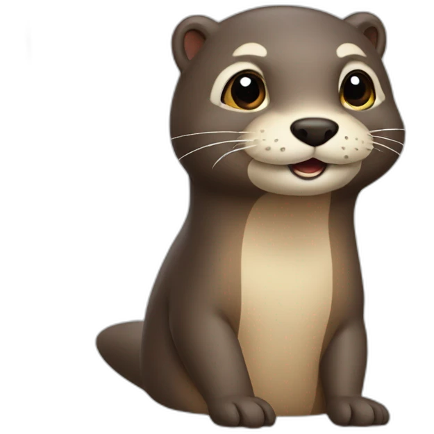 Chat loutre emoji