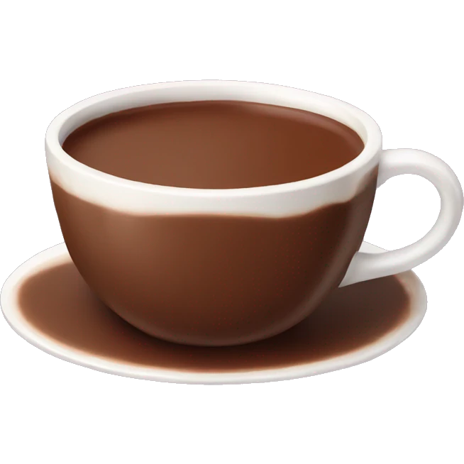 chocolate tea emoji