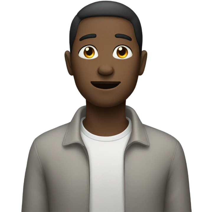 person holding hands on neck emoji