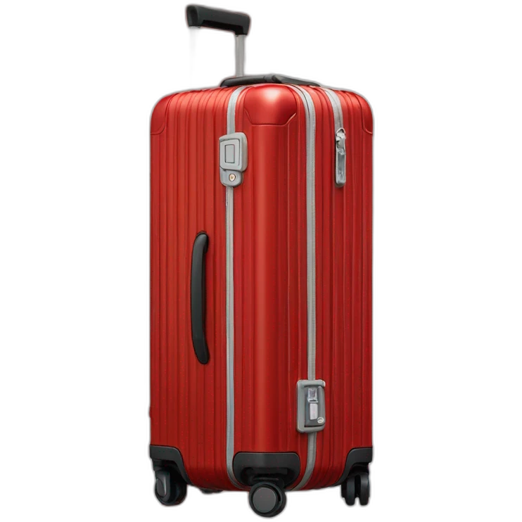One Rimowa red cabin emoji