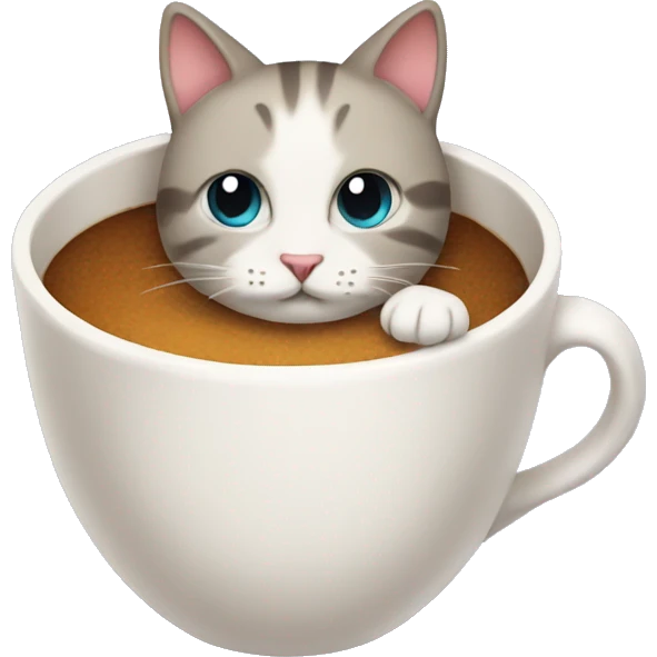 cat in cup emoji