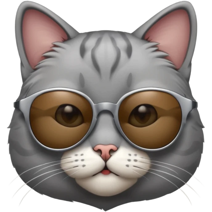 Cat wearing sunglasses emoji