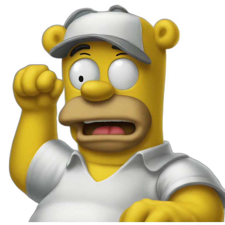 homer simpson bear emoji