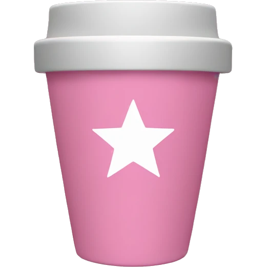 Stanley Tumblr cup in the color pink emoji