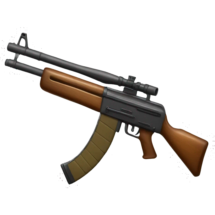 military rifle soviet emoji