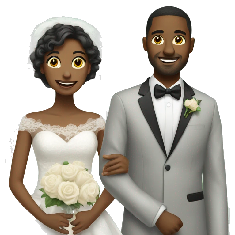 Husband wedding emoji