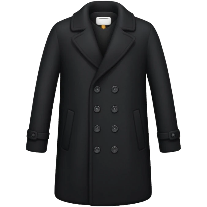 black coat emoji